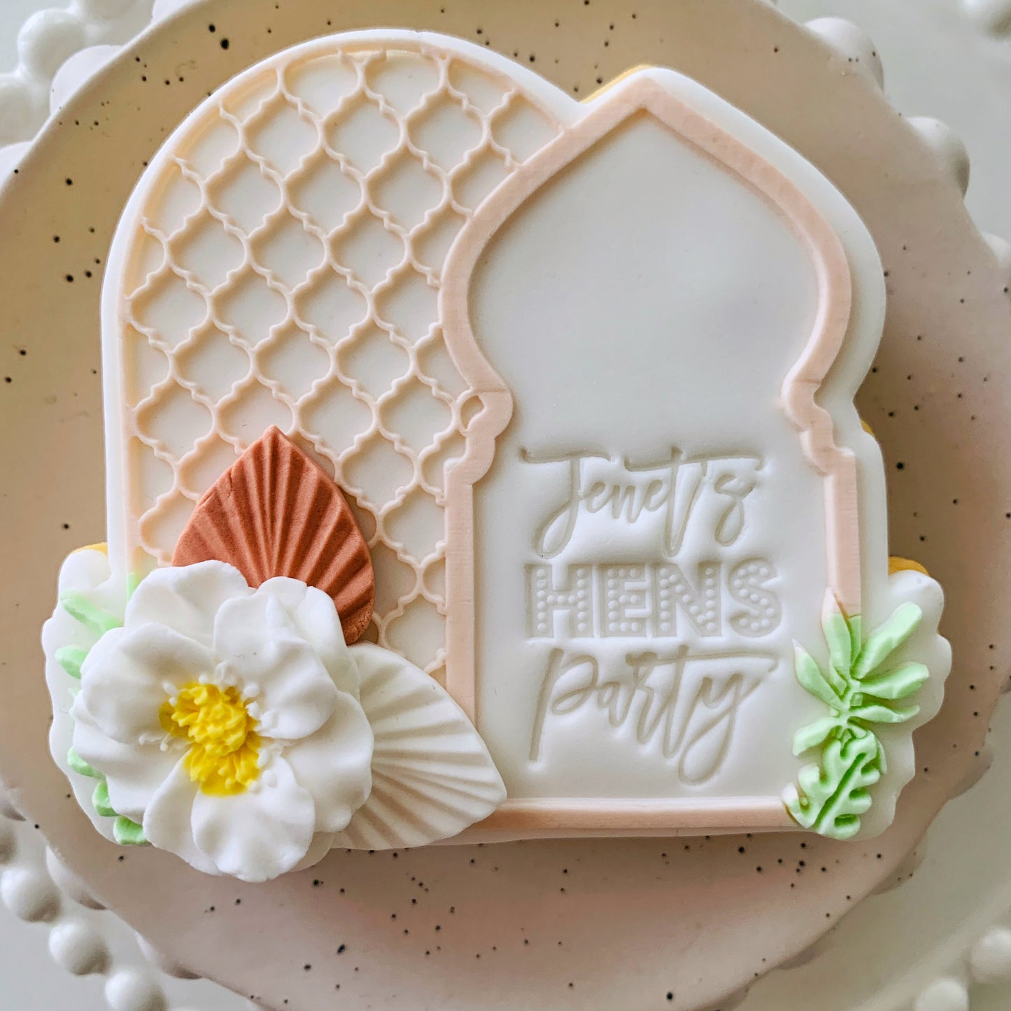 Moroccan Arch Cookie Stamp & Cutter