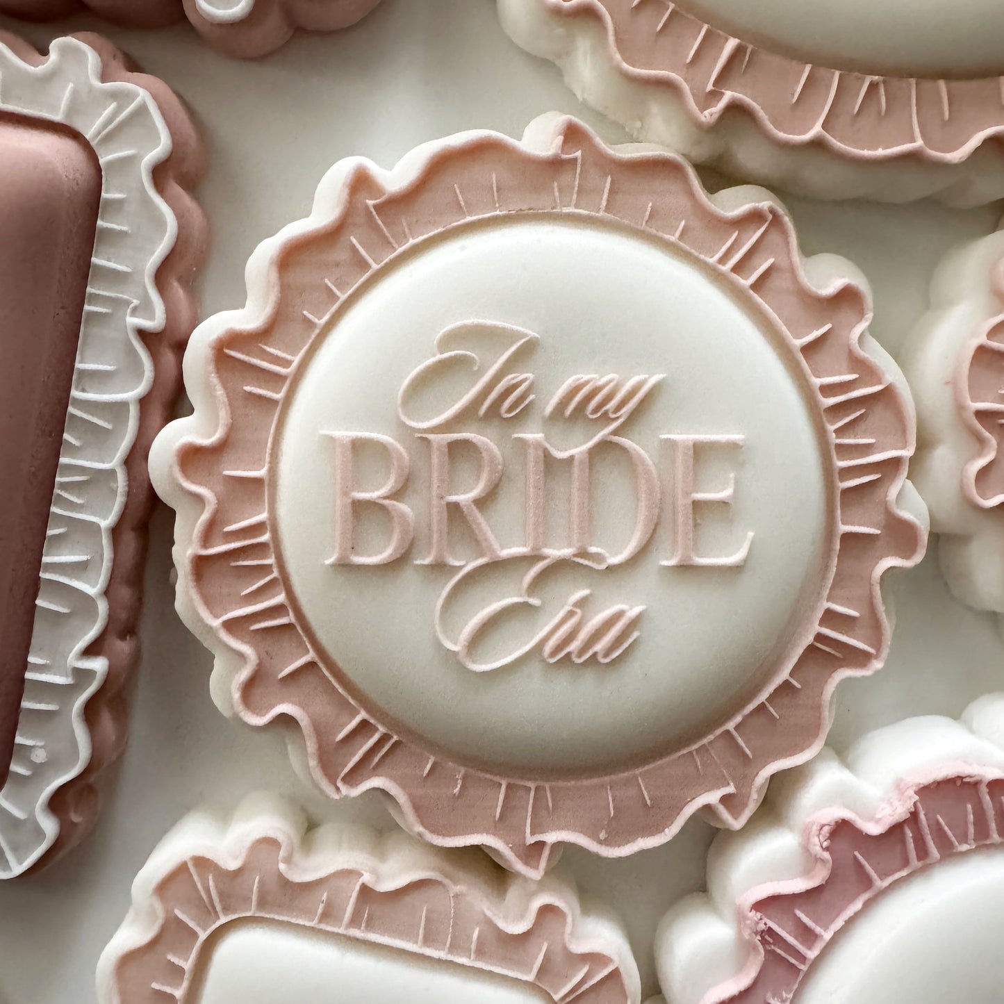 Bridal Mini Plate Cookie Stamps & Cutters