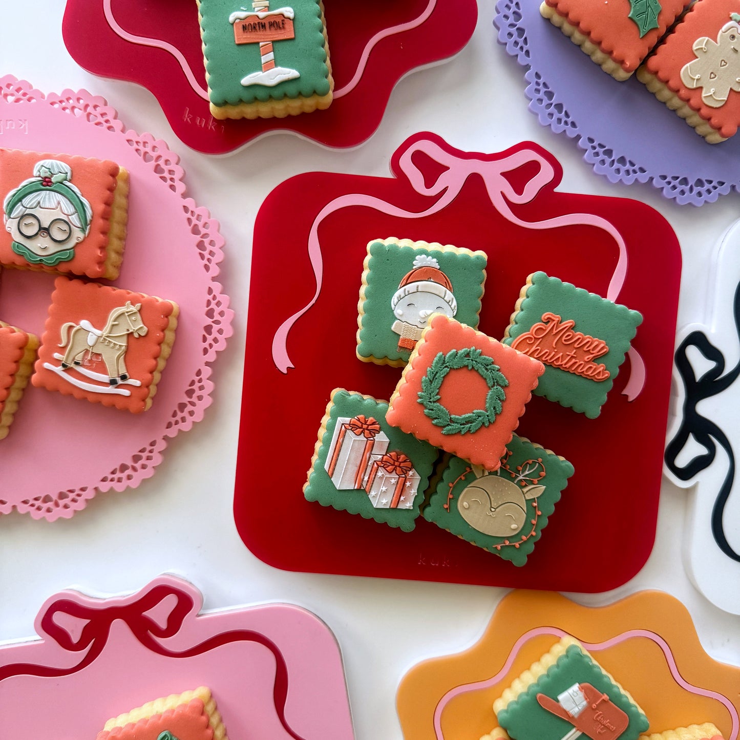 BUNDLE - Christmas Cookie Advent Plates & Cutters Set