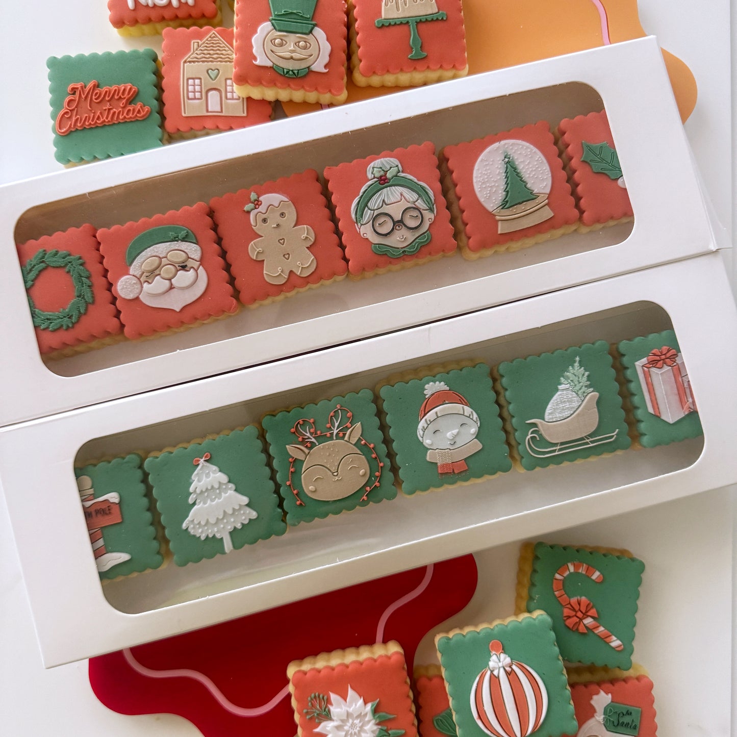 BUNDLE - Christmas Cookie Advent Plates & Cutters Set