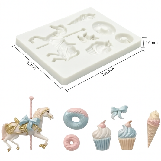 Carousel Silicone Mould