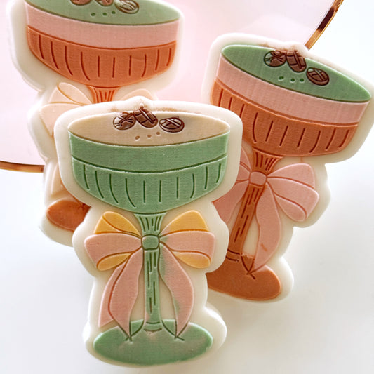 Espresso Martini Cookie Stamp & Cutter