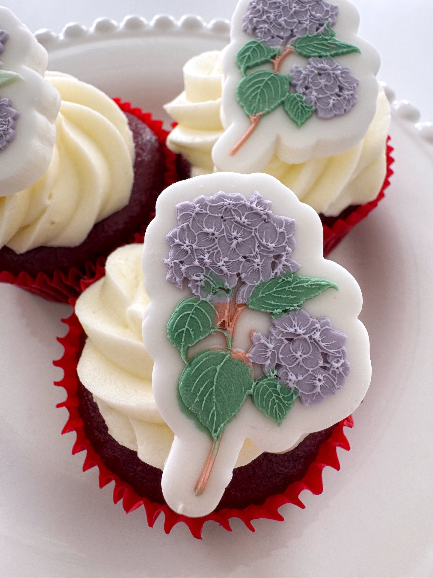 Mini Hydrangeas Cookie Stamp & Cutter