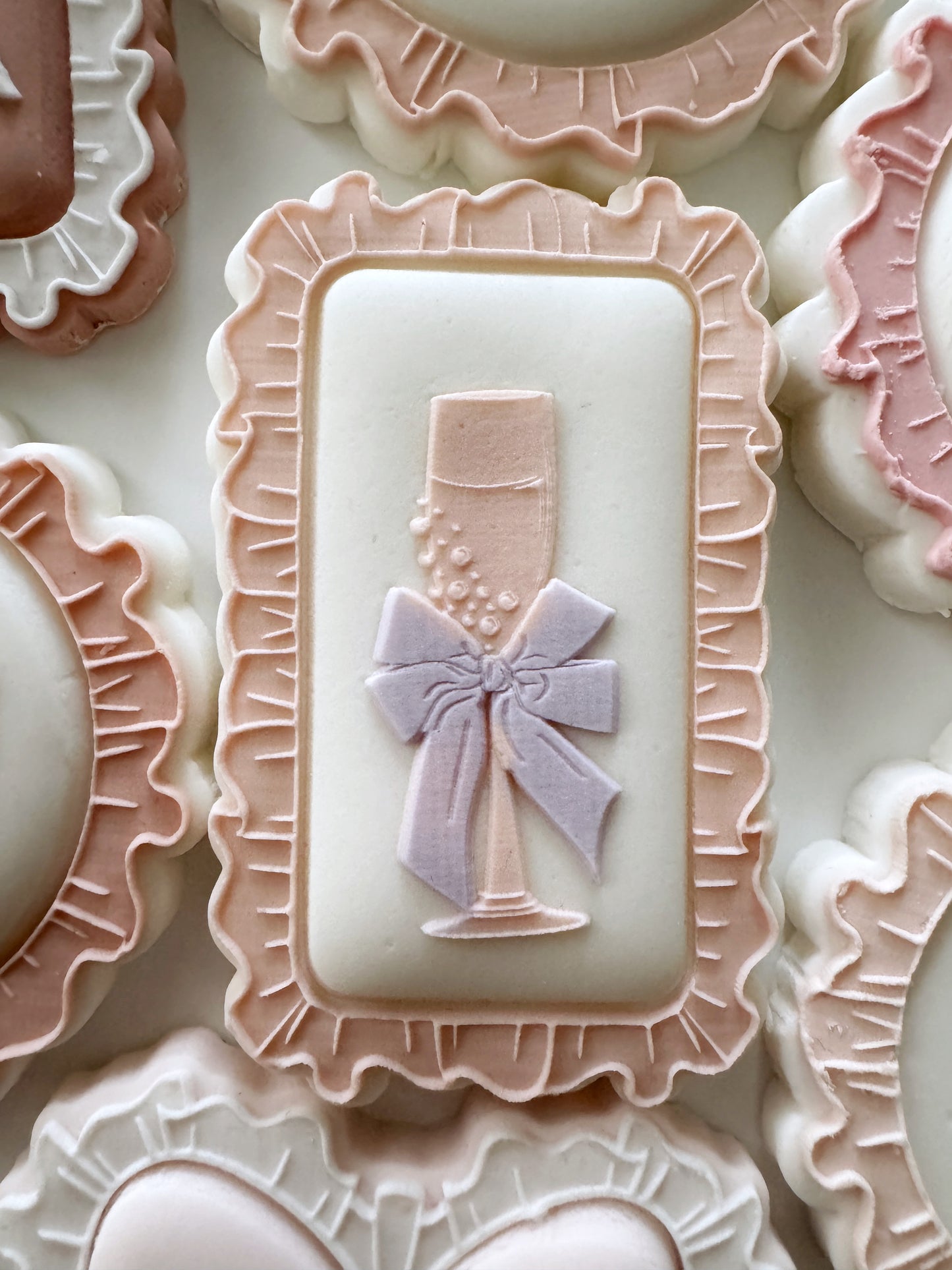 Bridal Mini Plate Cookie Stamps & Cutters