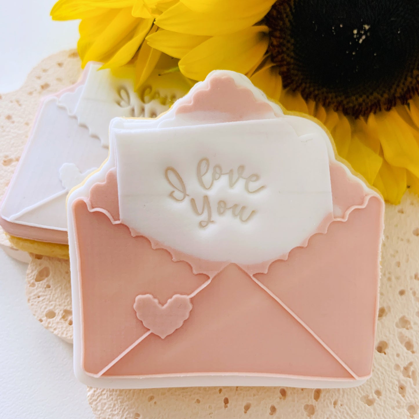 Wavy Envelope Cookie Stamp & Cutter