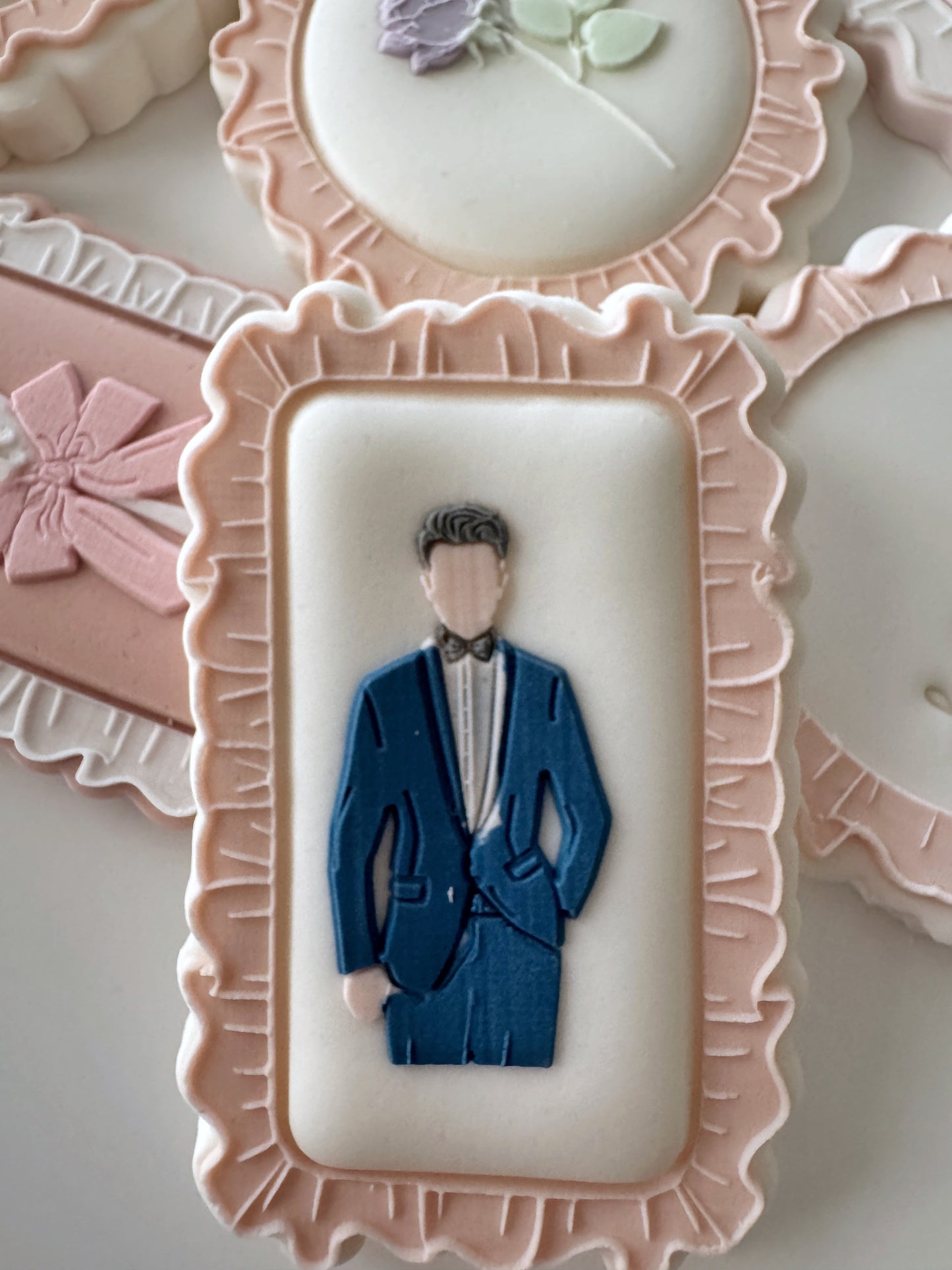 Bridal Mini Plate Cookie Stamps & Cutters