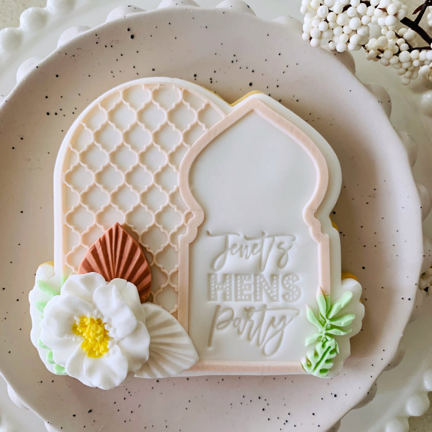 Moroccan Arch Cookie Stamp & Cutter