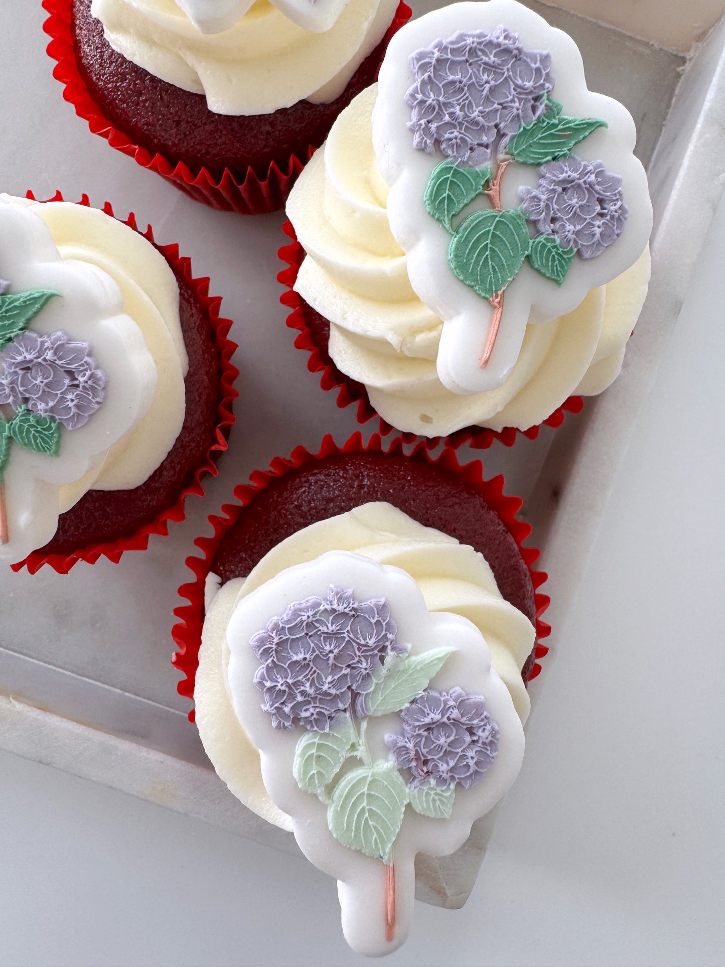 Mini Hydrangeas Cookie Stamp & Cutter