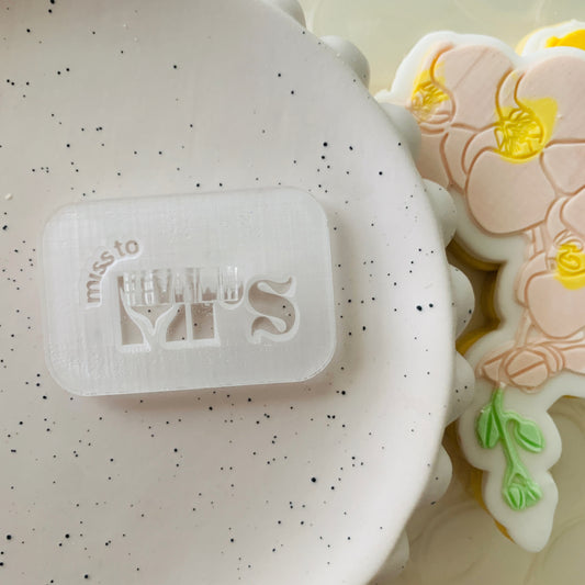 Miss to Mrs Impression Stamp