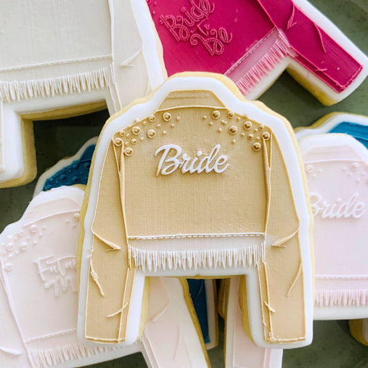 Pearl Denim Jacket Cookie Stamp & Cutter