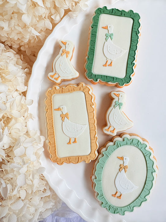 Mini Goose Cookie Stamp & Cutter