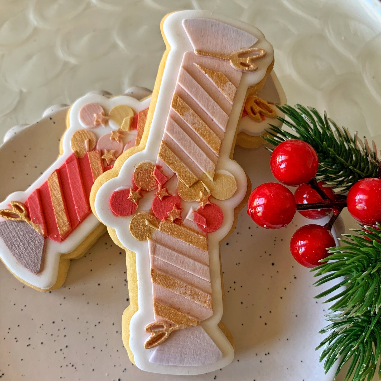 Popping Bon Bon Cookie Stamp & Cutter