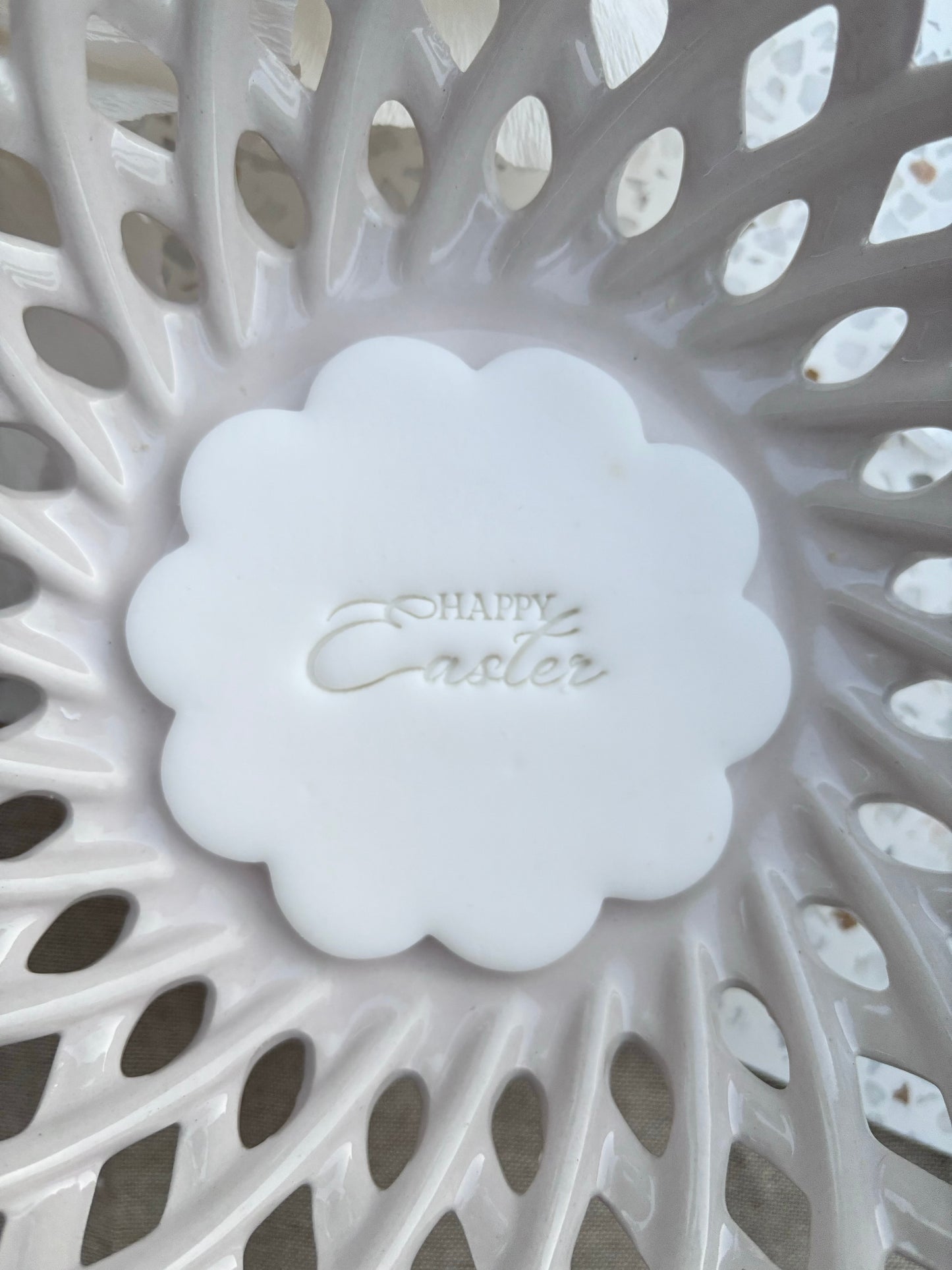 Elegant Happy Easter Impression Stamp