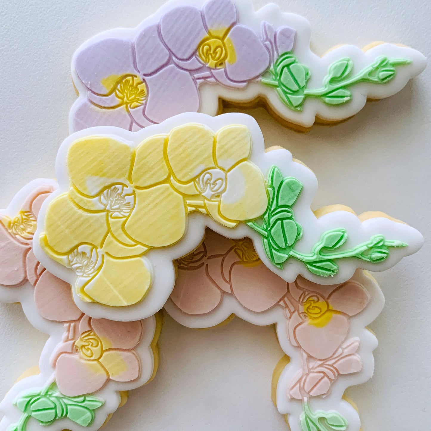 Butterfly Flower Vine Cookie Stamp & Cutter