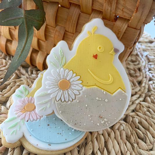 Hatching Chick Cookie Stamp and Cutter