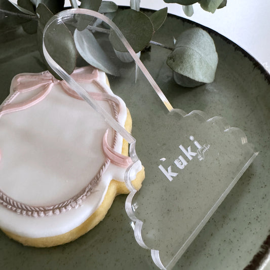 Plain Wavy Fondant Scraper