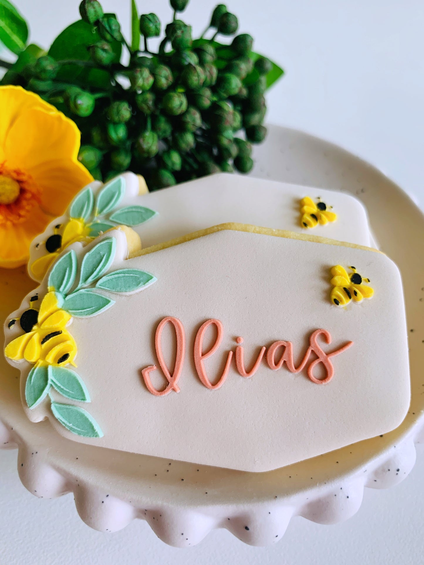Personalised Name Bee Stamp & Cutter