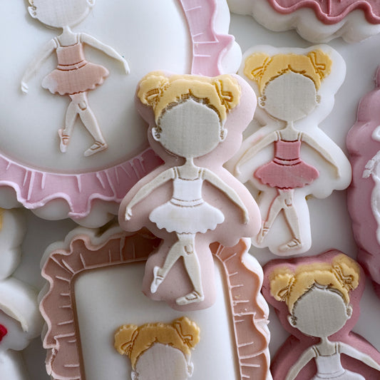 Mini Ballerina Cookie Stamp & Cutte