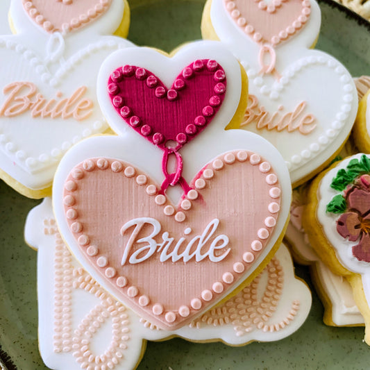 Bride Love Heart Earring Stamp & Cutter