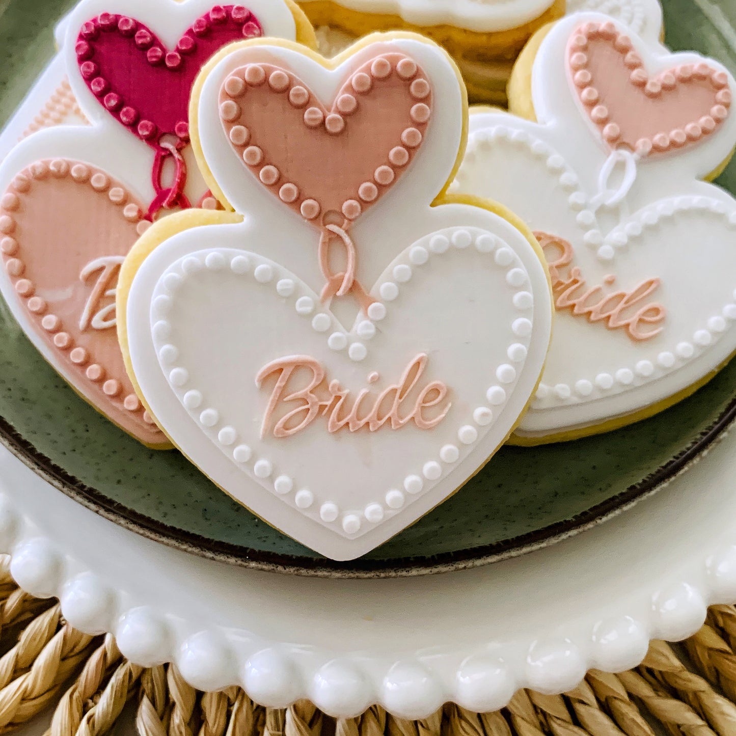 Bride Love Heart Earring Stamp & Cutter