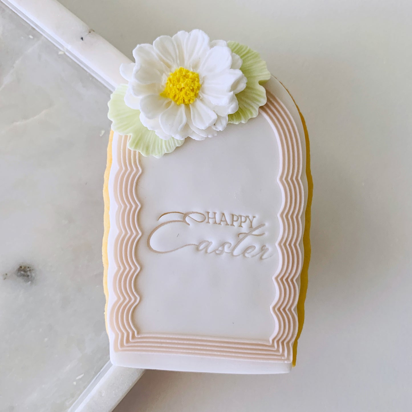 Wavy Border Arch Cookie Stamp & Cutter