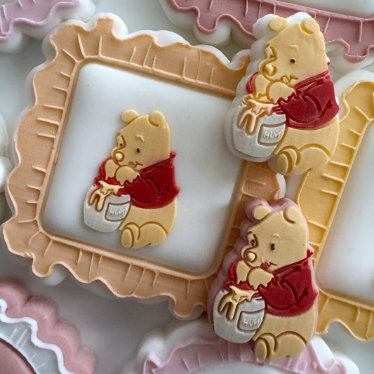 Mini Pooh Bear Cookie Stamp & Cutter