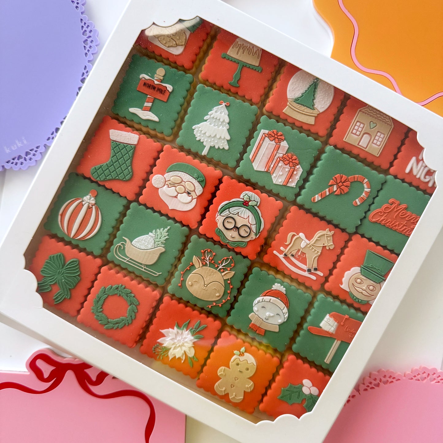 BUNDLE - Christmas Cookie Advent Plates & Cutters Set