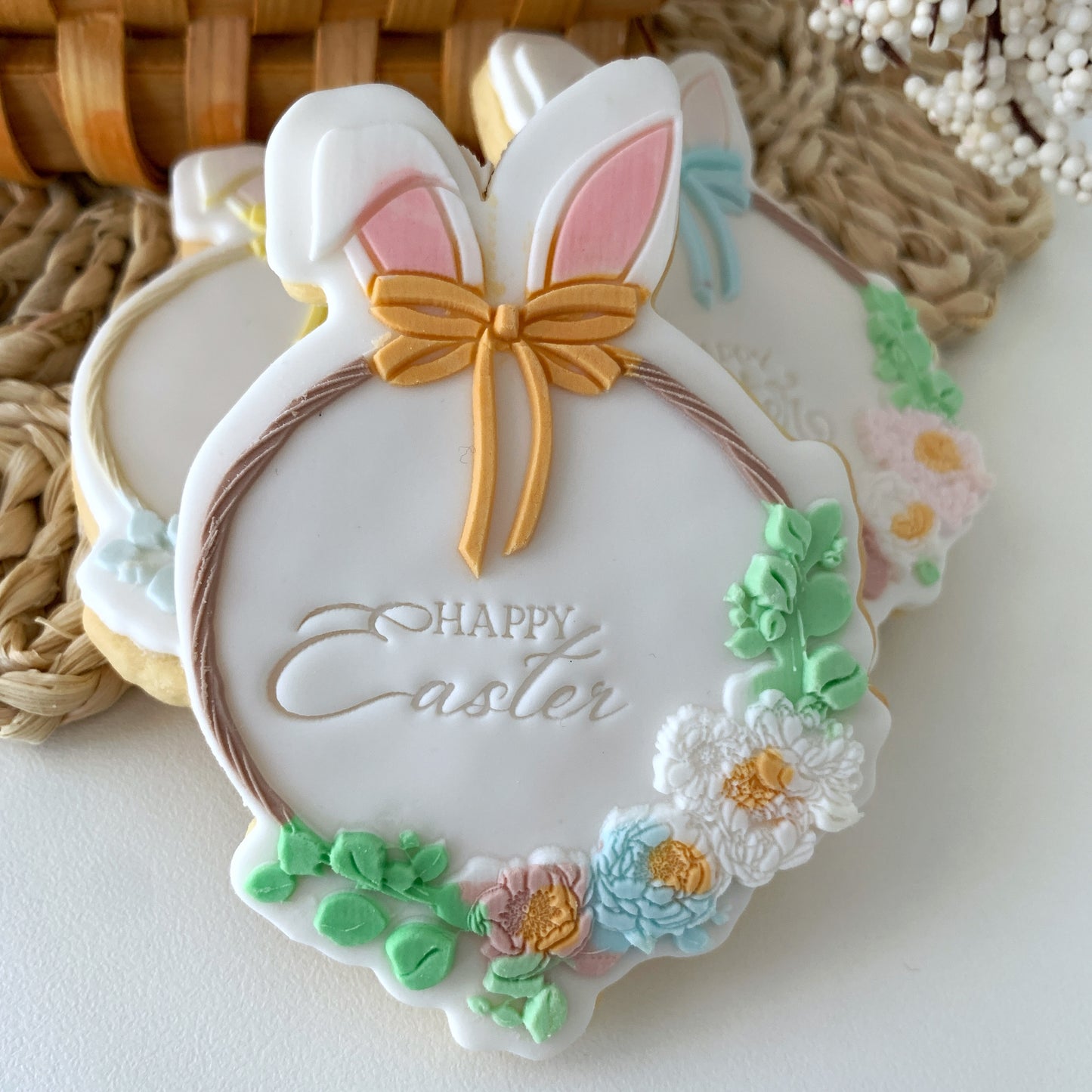 Elegant Happy Easter Impression Stamp