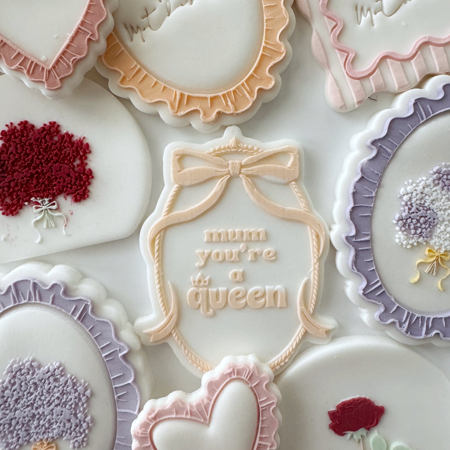 Mum you’re a Queen Frame Cookie Stamp & Cutter