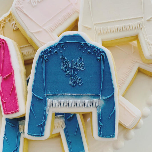 Pearl Denim Jacket Cookie Stamp & Cutter