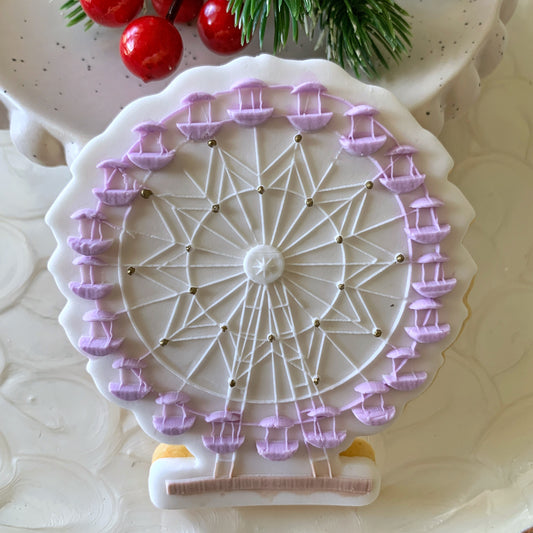 Ferris Wheel Cookie Stamp & Cutter