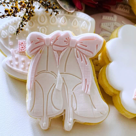 Small Bride Heel Cookie Stamp & Cutter