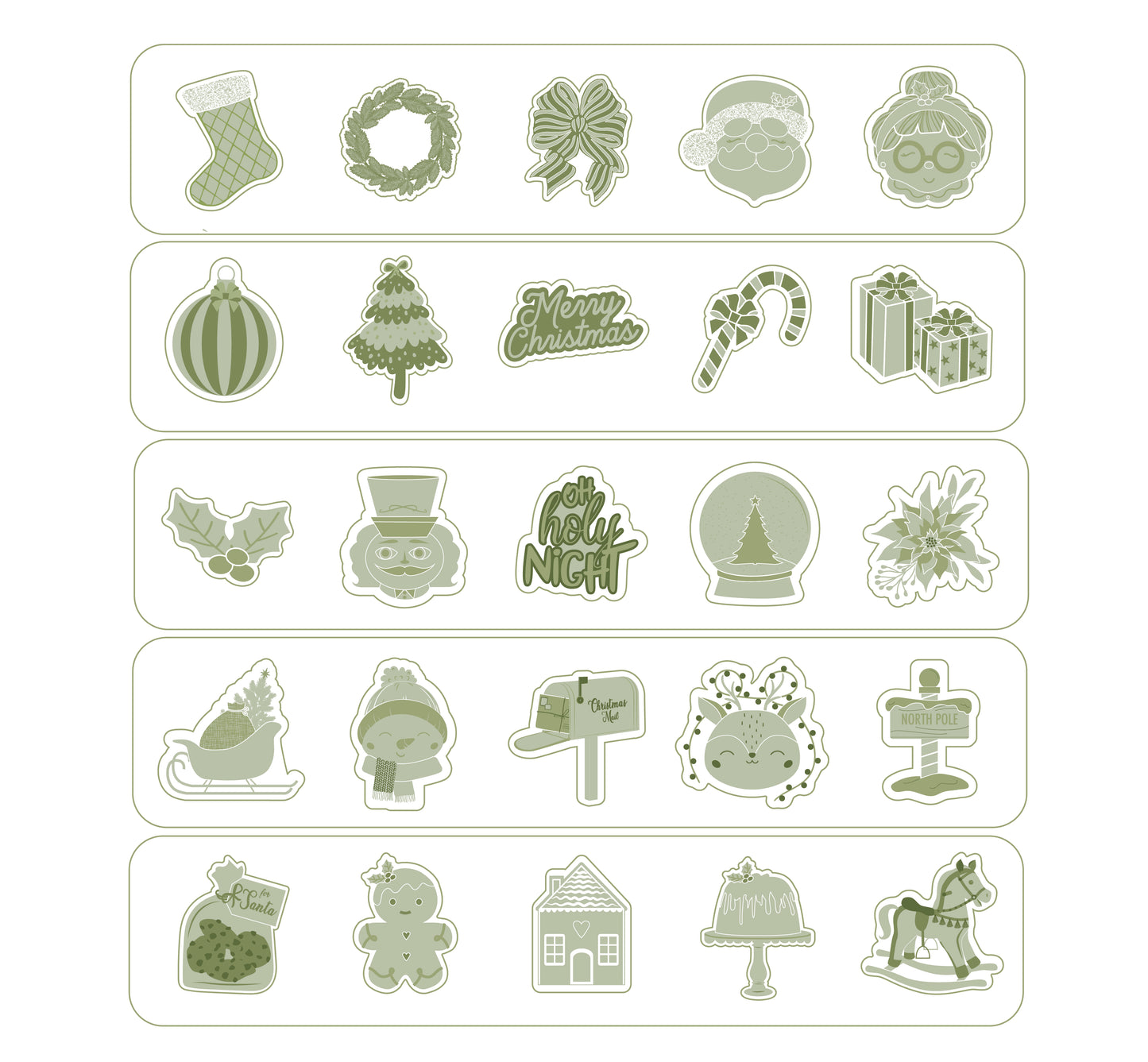 BUNDLE - Christmas Cookie Advent Plates & Cutters Set