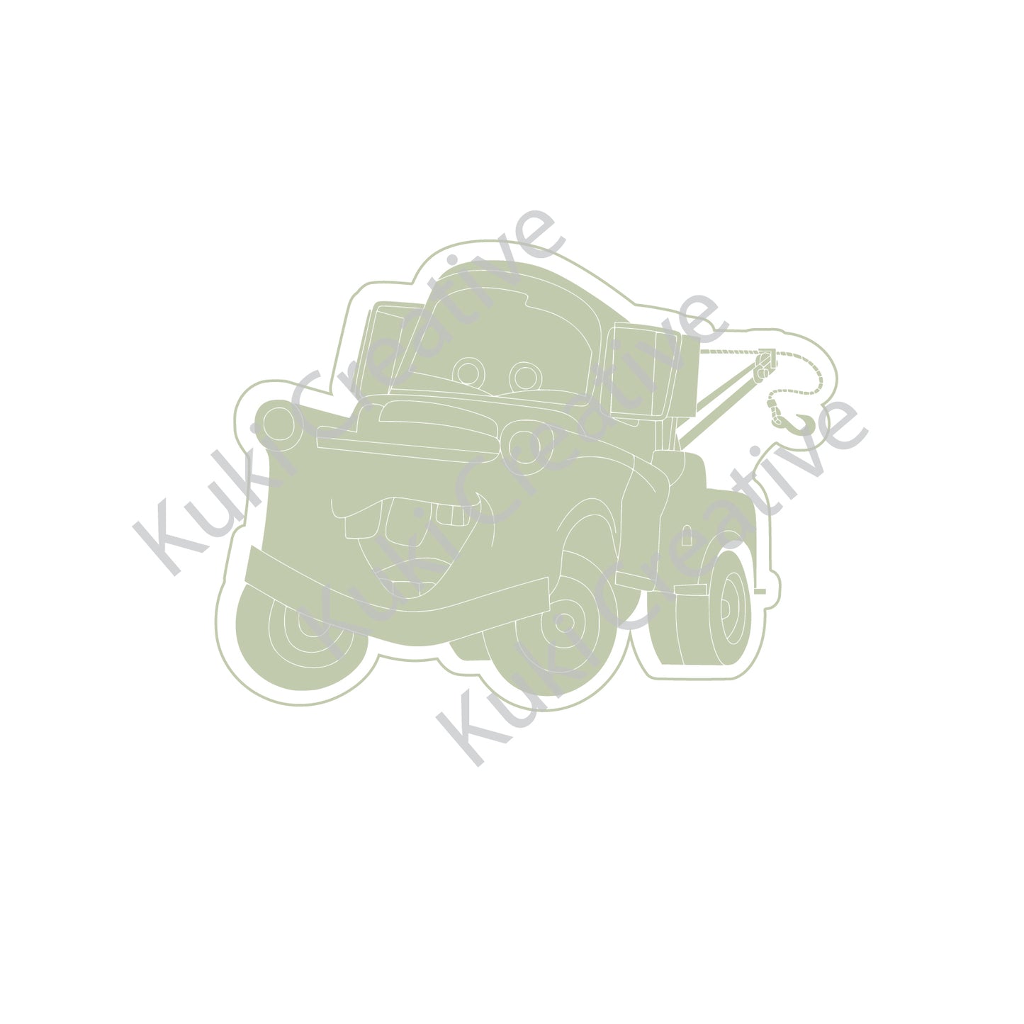 Cars Matter Cookie Stamp & Cutter