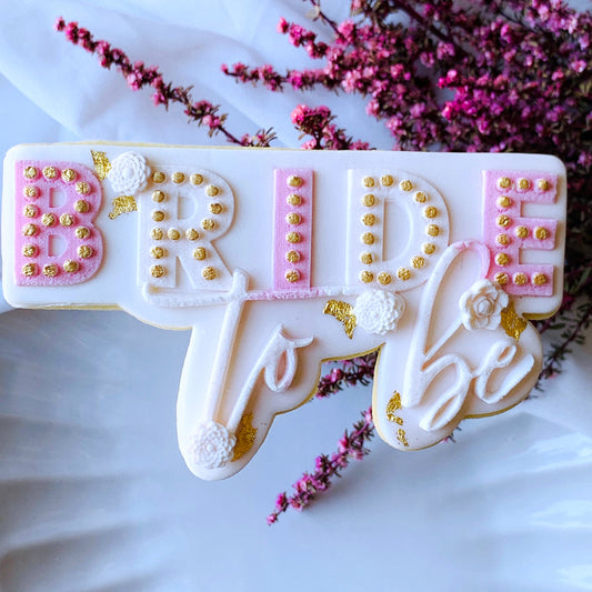 9.5cm Bride To Be Cookie Stamp & Cutter