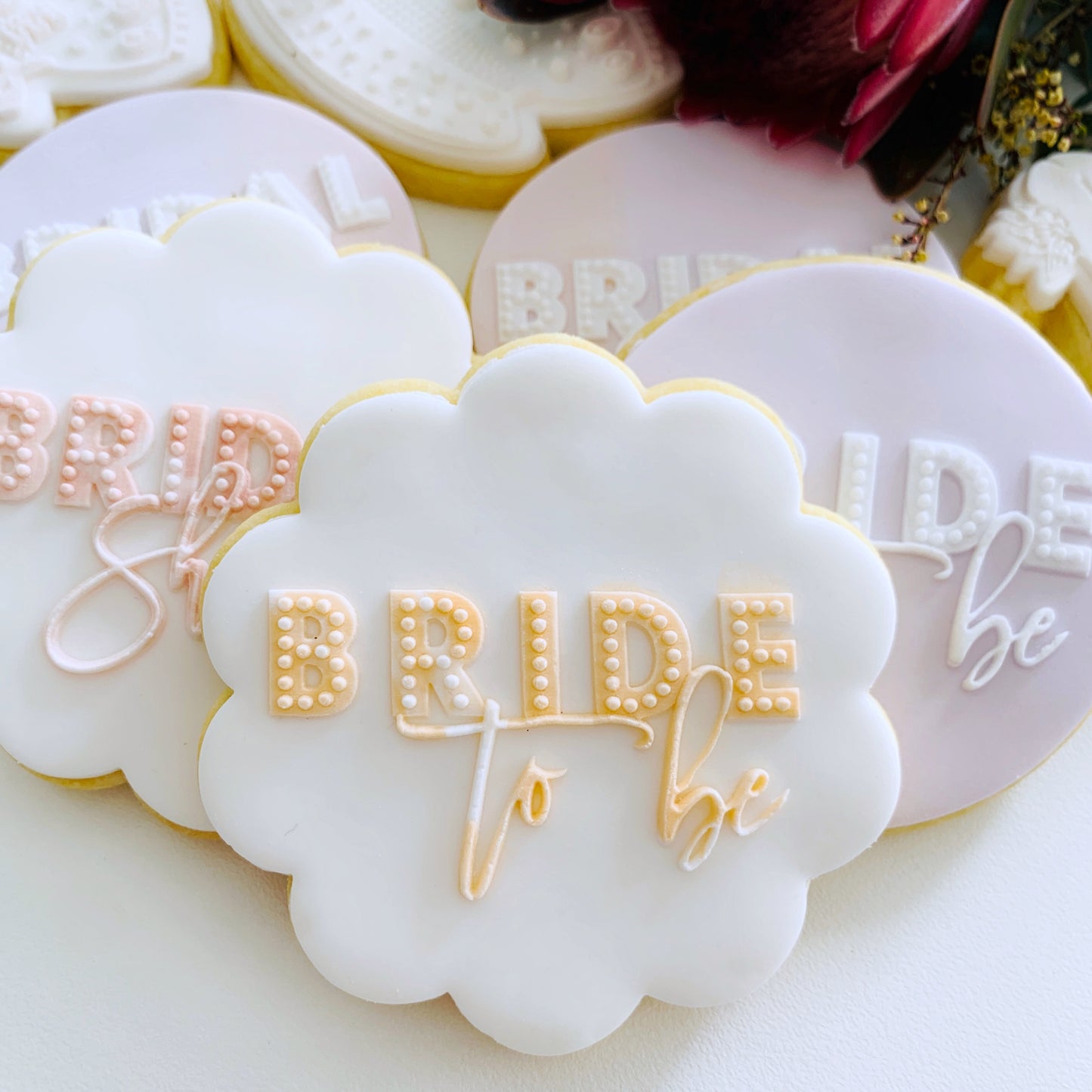 Small Glam Bride To Be Cookie Stamp