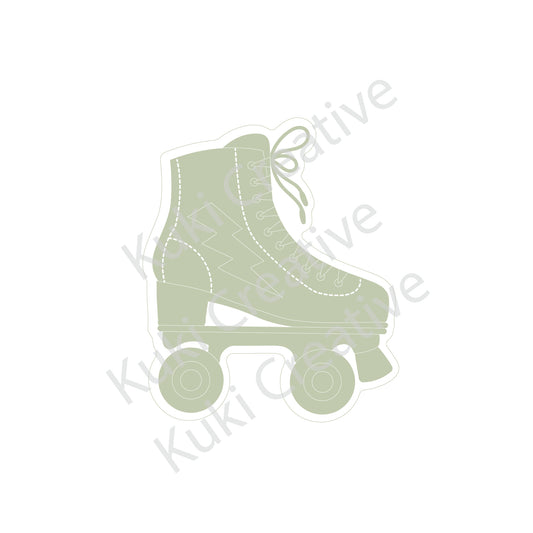 Roller Skates Cookie Stamp & Cutter