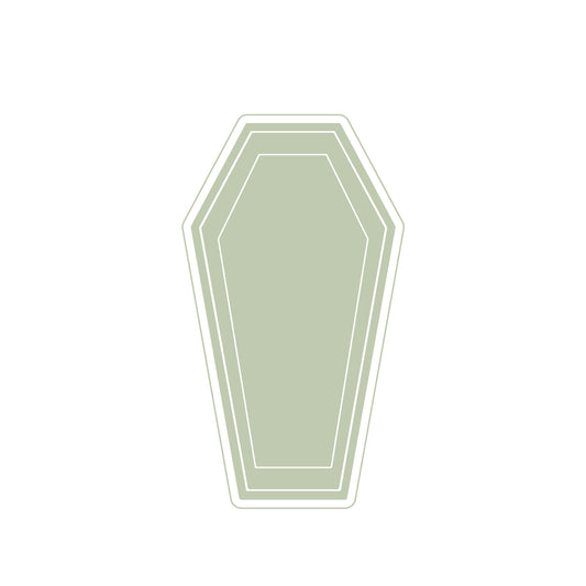 Coffin Cookie Stamp & Cutter