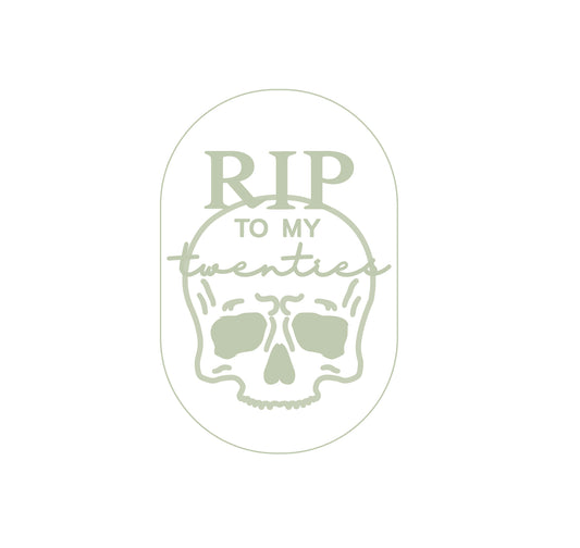 RIP to my twenties Cookie Stamp & Cutter