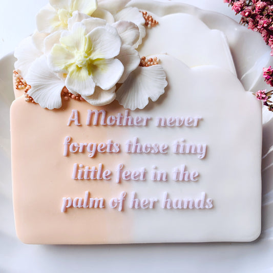 A Mother Never Forgets Cookie Stamp