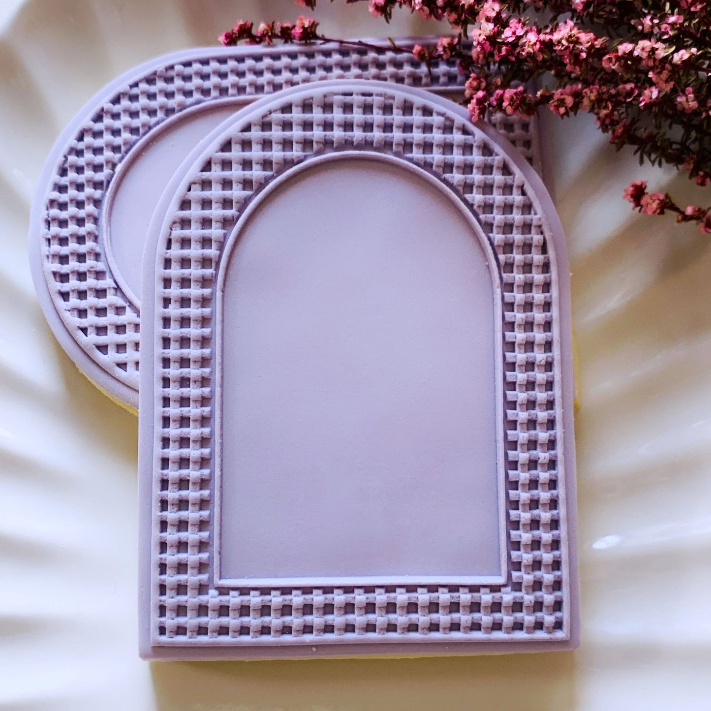 SALE - Lattice Arch Cookie Stamp & Double Cutter