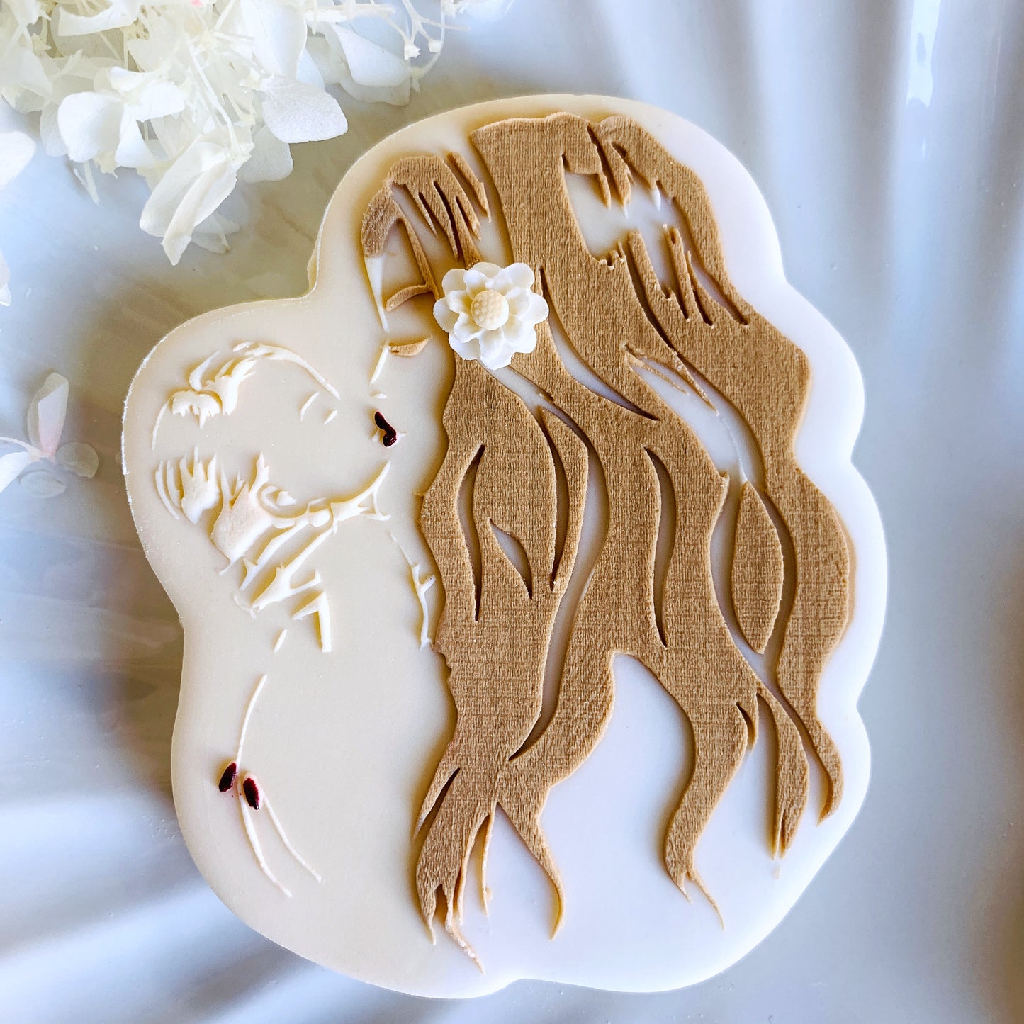 SALE - Mum and Baby Cookie Stamp & Cutter