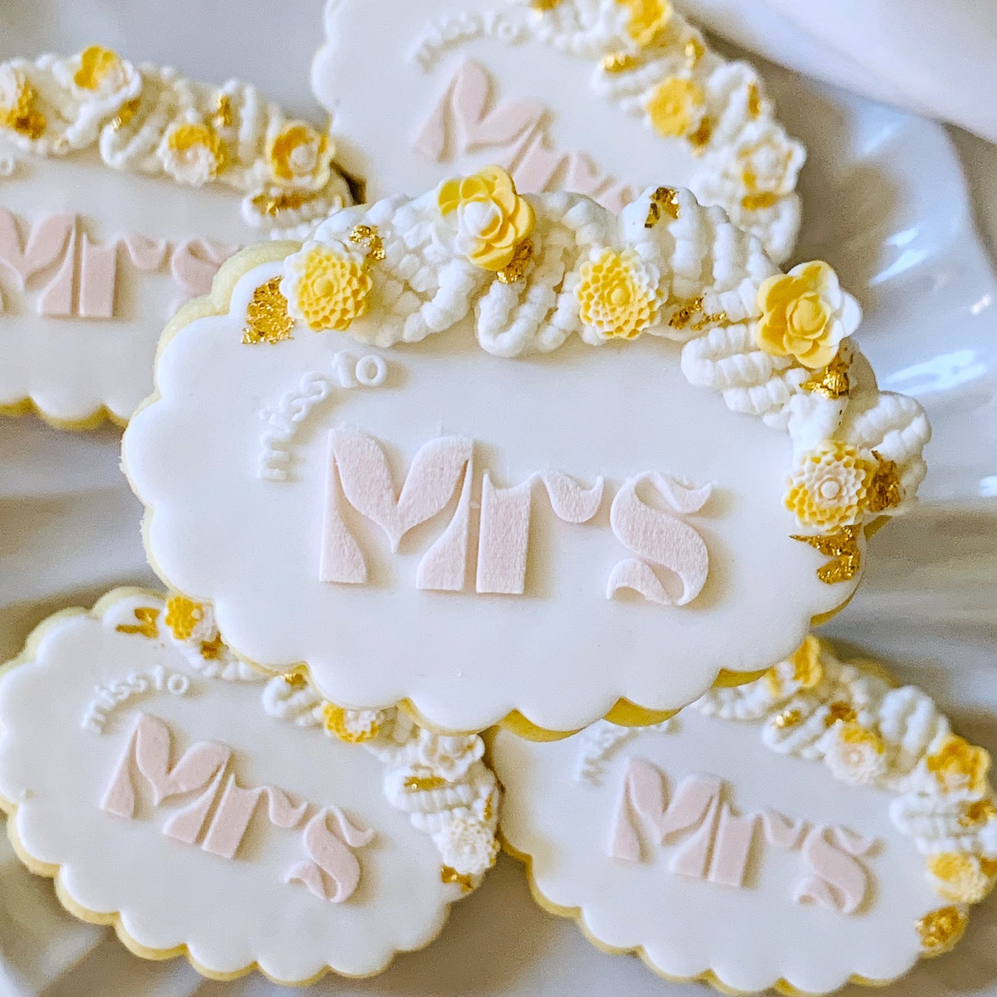 Miss to Mrs Cookie Stamp