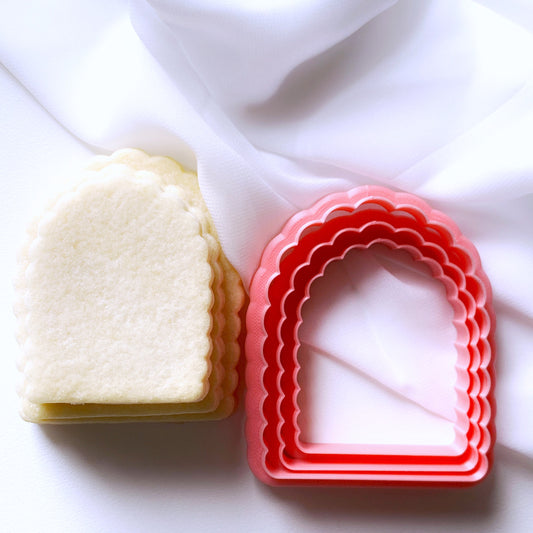 9cm Wavy Arch Cookie Cutter