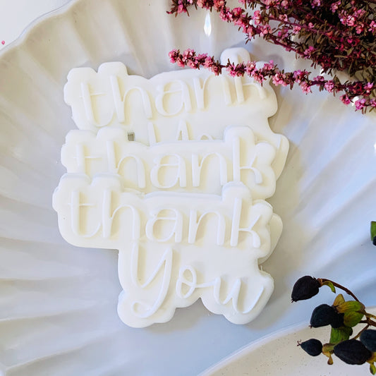 Thank You Cookie Stamp & Cutter
