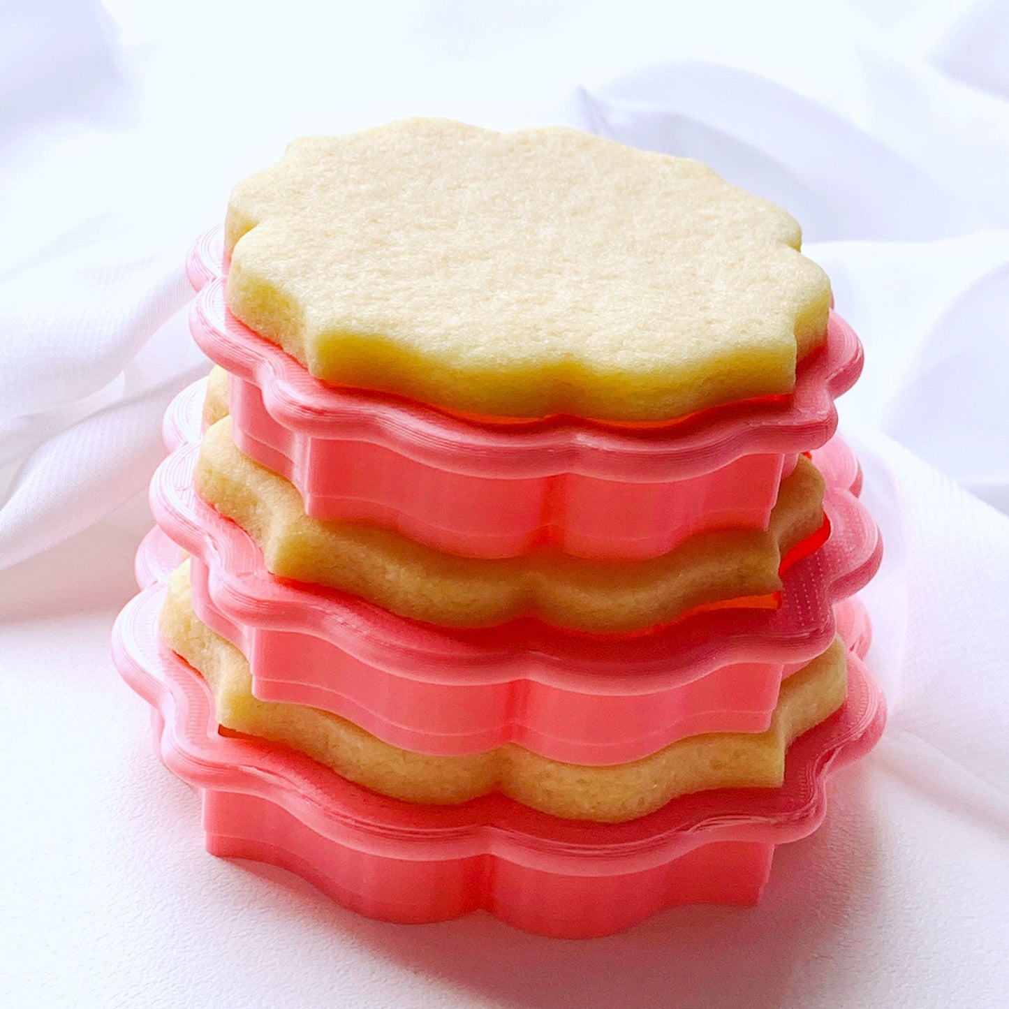 9cm Decorative Circle Cookie Cutter