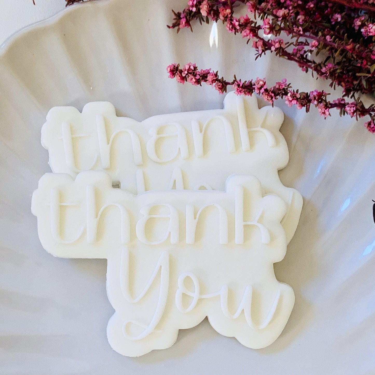 Thank You Cookie Stamp & Cutter