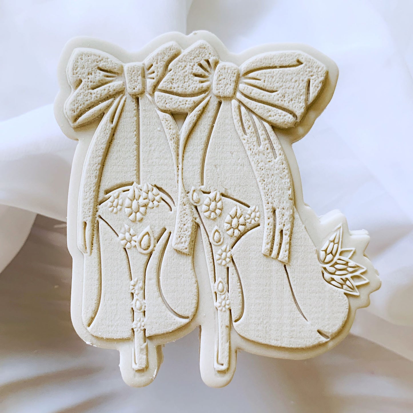 Large Glam Bride Heel Cookie Stamp & Cutter