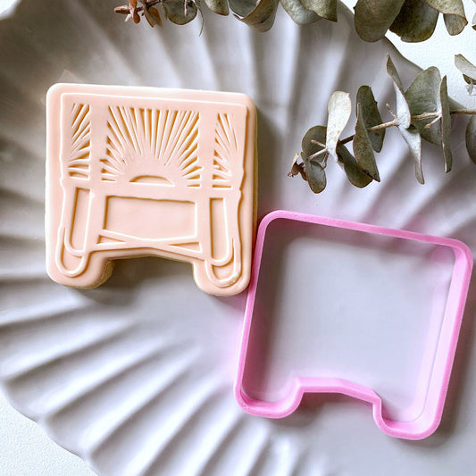 Bassinet Cookie Stamp and Cutter