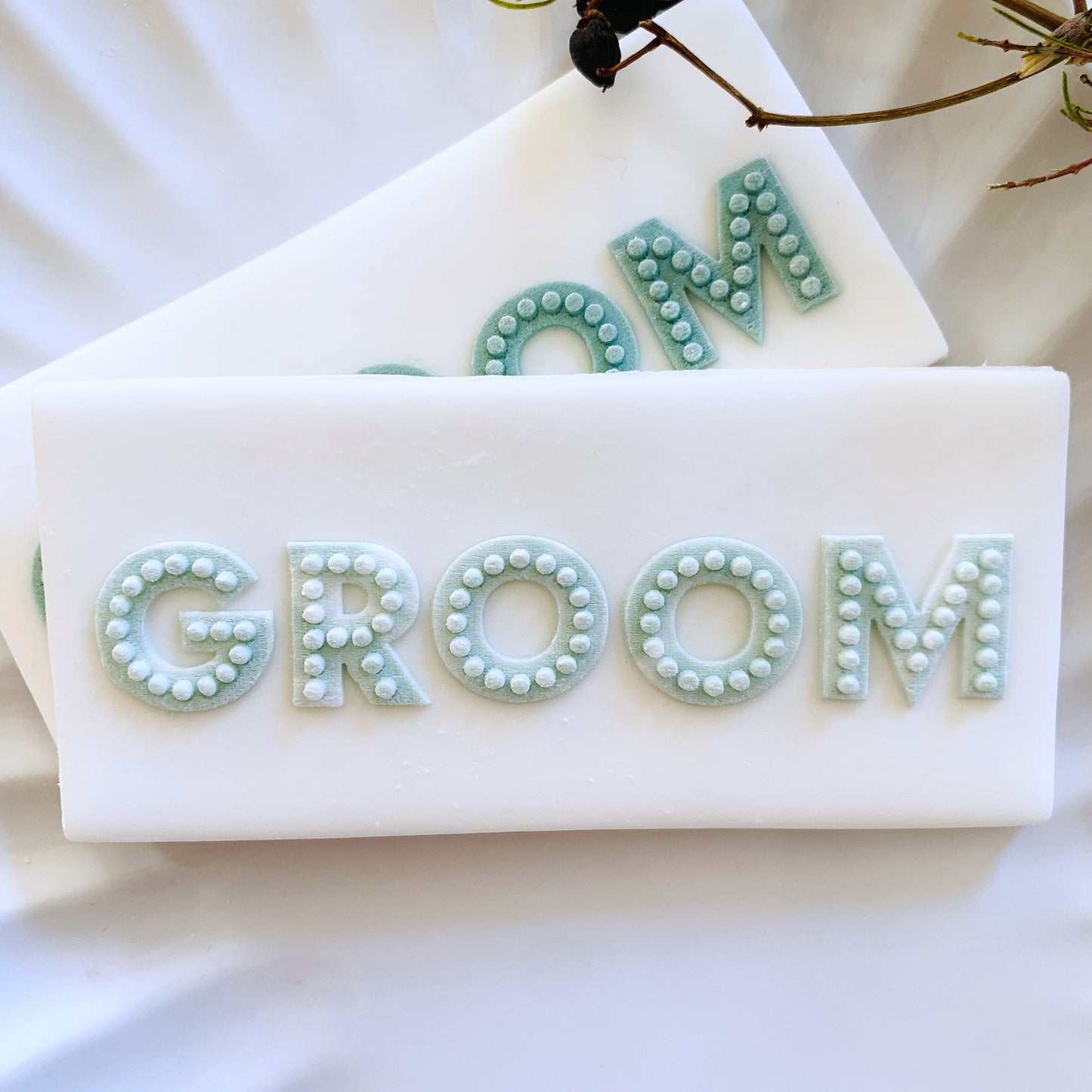 Groom Cookie Stamp & Cutter